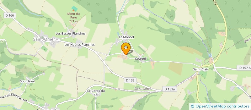 localisation de l'entreprise MONSIEUR GILLES MARIE  CESNY-LES-SOURCES