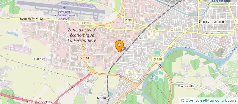 localisation de l'entreprise MONSIEUR GILLES MARIN  CARCASSONNE