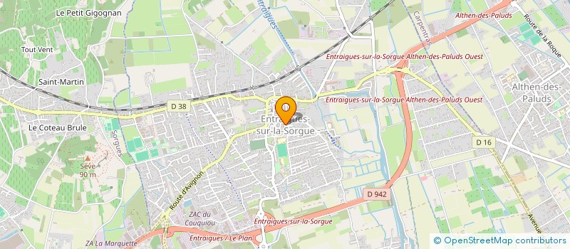 localisation de l'entreprise MONSIEUR GILLES MARIN  ENTRAIGUES-SUR-LA-SORGUE