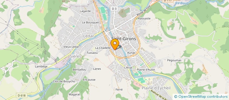 localisation de l'entreprise MONSIEUR GILLES MARNAT à SAINT-GIRONS