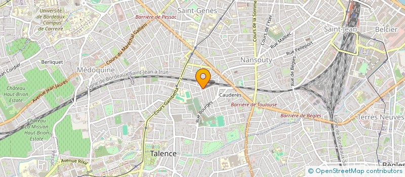 localisation de l'entreprise MONSIEUR GILLES MARSAUDON  TALENCE