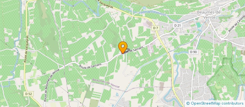 localisation de l'entreprise MONSIEUR GILLES MARSEILLE  BEAUMES-DE-VENISE