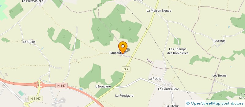 localisation de l'entreprise MONSIEUR GILLES MARTIN à TERCE