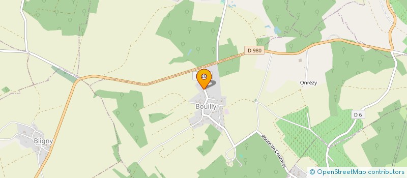 localisation de l'entreprise MONSIEUR GILLES MARTIN  BOUILLY