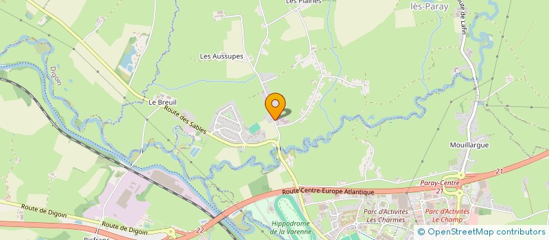 localisation de l'entreprise MONSIEUR GILLES MARTIN à SAINT-LEGER-LES-PARAY