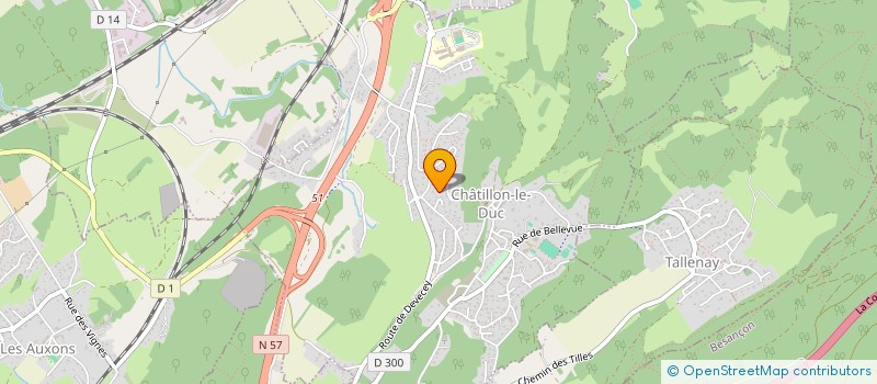 localisation de l'entreprise MONSIEUR GILLES MARTIN  CHATILLON-LE-DUC