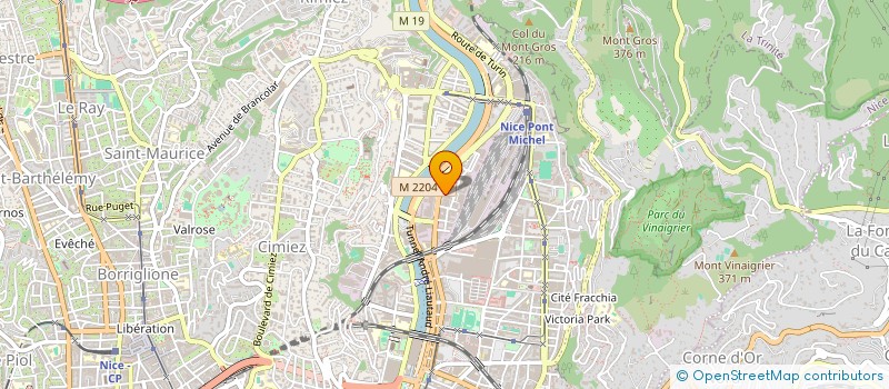 localisation de l'entreprise MONSIEUR GILLES MARTIN  NICE