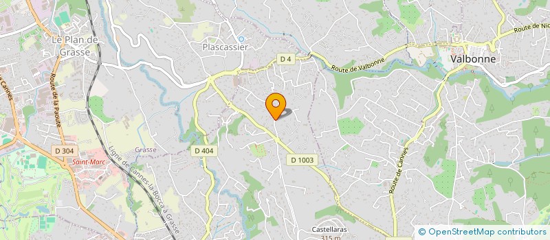 localisation de l'entreprise MONSIEUR GILLES MARTINOD  MOUANS-SARTOUX