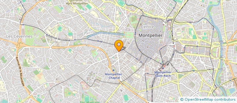 localisation de l'entreprise MONSIEUR GILLES MARTY à MONTPELLIER