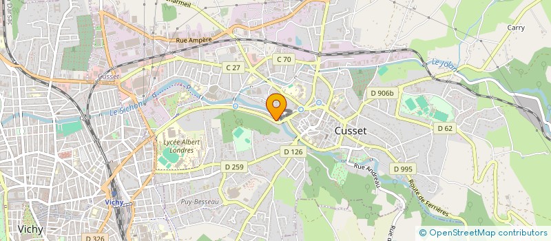 localisation de l'entreprise MONSIEUR GILLES MASCRE à CUSSET