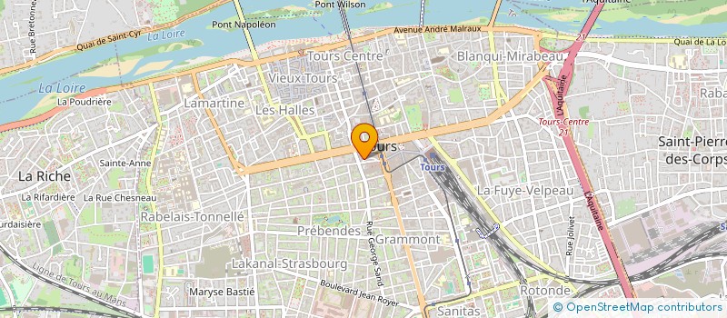 localisation de l'entreprise MONSIEUR GILLES MATHIEU à TOURS