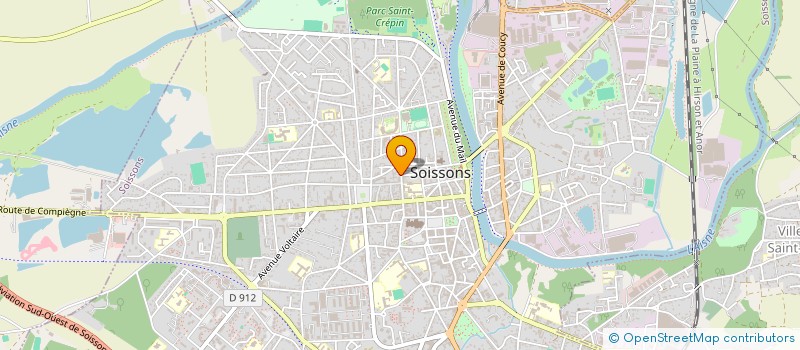 localisation de l'entreprise MONSIEUR GILLES MATHON à SOISSONS