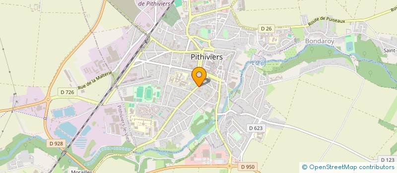 localisation de l'entreprise MONSIEUR GILLES MATRICON  PITHIVIERS