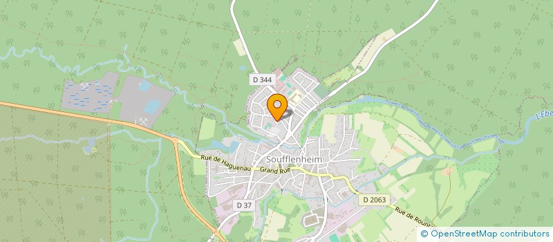 localisation de l'entreprise MONSIEUR GILLES MATTER  SOUFFLENHEIM