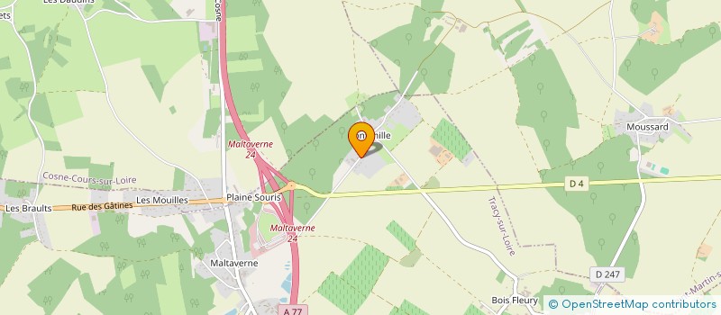 localisation de l'entreprise MONSIEUR GILLES MAUDRY à TRACY SUR LOIRE