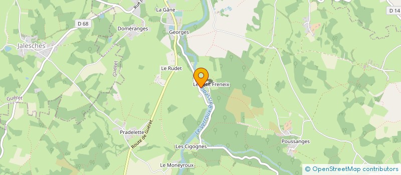 localisation de l'entreprise MONSIEUR GILLES MAULAT à CLUGNAT