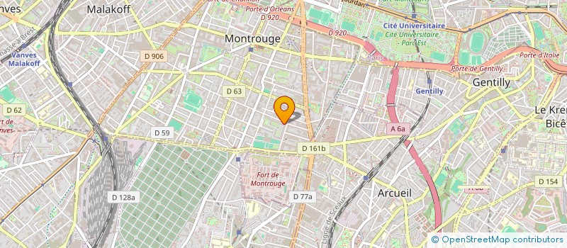 localisation de l'entreprise MONSIEUR GILLES MAURICE à MONTROUGE