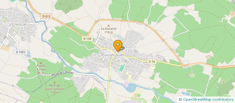 localisation de l'entreprise MONSIEUR GILLES MAURY  PUISSERGUIER