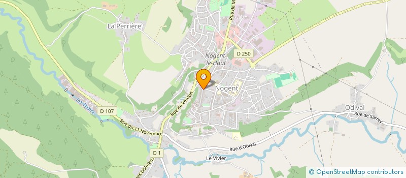 localisation de l'entreprise MONSIEUR GILLES MAURY à NOGENT
