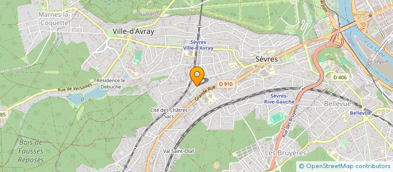 localisation de l'entreprise MONSIEUR GILLES MAUTIN à SEVRES