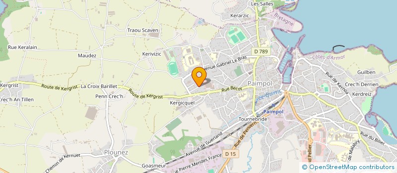 localisation de l'entreprise MONSIEUR GILLES MAZAN  PAIMPOL