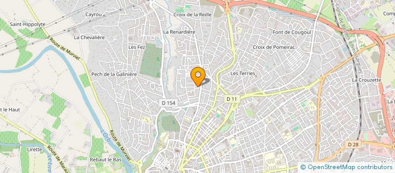 localisation de l'entreprise MONSIEUR GILLES MAZEL  BEZIERS