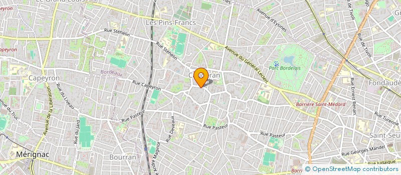 localisation de l'entreprise MONSIEUR GILLES MEDICI  BORDEAUX