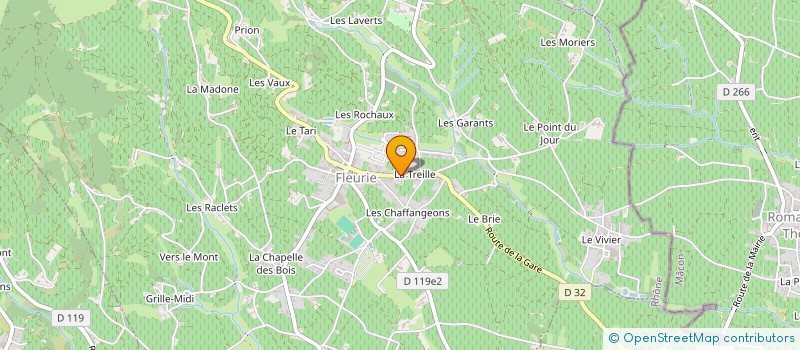 localisation de l'entreprise MONSIEUR GILLES MEHU  FLEURIE