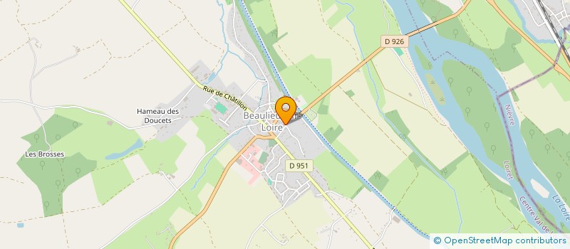 localisation de l'entreprise MONSIEUR GILLES MELLOT à BEAULIEU SUR LOIRE