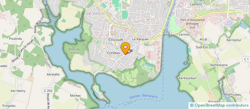 localisation de l'entreprise MONSIEUR GILLES MENANT à VANNES