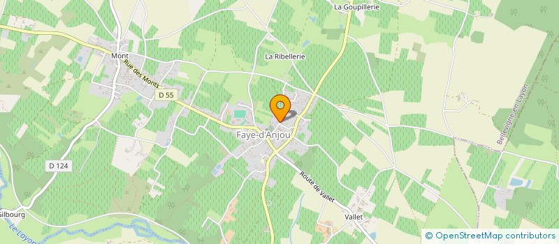 localisation de l'entreprise MONSIEUR GILLES MENARD à BELLEVIGNE-EN-LAYON