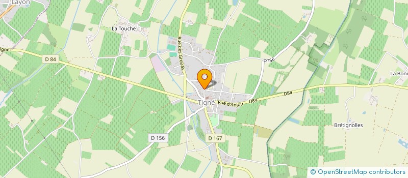 localisation de l'entreprise MONSIEUR GILLES MENARD  CLERE-SUR-LAYON