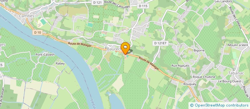 localisation de l'entreprise MONSIEUR GILLES MENASSANCH  BAURECH