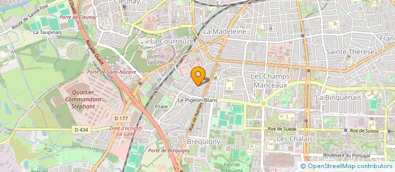 localisation de l'entreprise MONSIEUR GILLES MENEZ  SAINT-JACQUES-DE-LA-LANDE