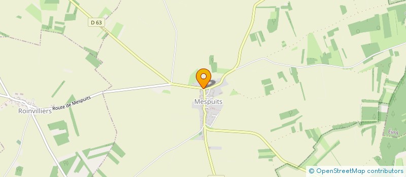 localisation de l'entreprise MONSIEUR GILLES MENIL  MESPUITS