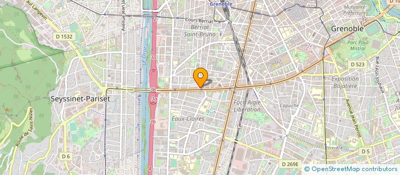 localisation de l'entreprise MONSIEUR GILLES MENOLASCINA  MONTEYNARD