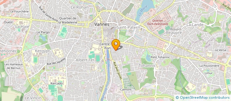 localisation de l'entreprise MONSIEUR GILLES MERELLE à VANNES