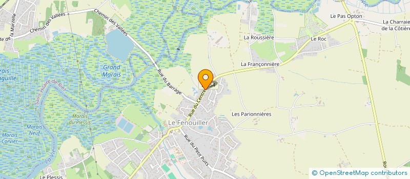 localisation de l'entreprise MONSIEUR GILLES MERIEAU à LE FENOUILLER