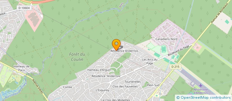 localisation de l'entreprise MONSIEUR GILLES MERLE à ANDERNOS-LES-BAINS