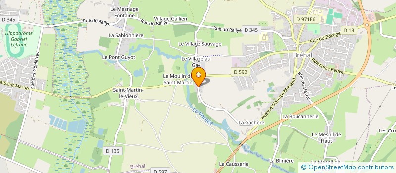 localisation de l'entreprise MONSIEUR GILLES MESLET à BREHAL