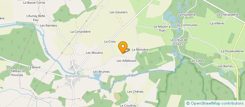 localisation de l'entreprise MONSIEUR GILLES MESLIER à SAINT-AQUILIN-DE-CORBION