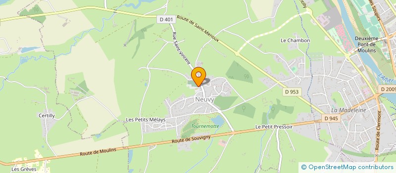 localisation de l'entreprise MONSIEUR GILLES MESTRAUD  BRESSOLLES