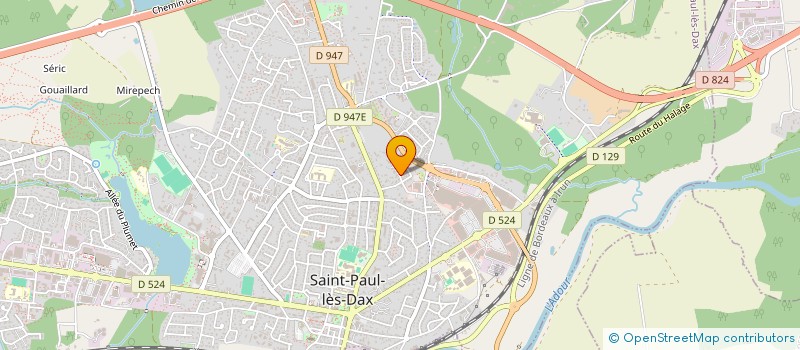 localisation de l'entreprise MONSIEUR GILLES METHAIA à SAINT-PAUL-LES-DAX