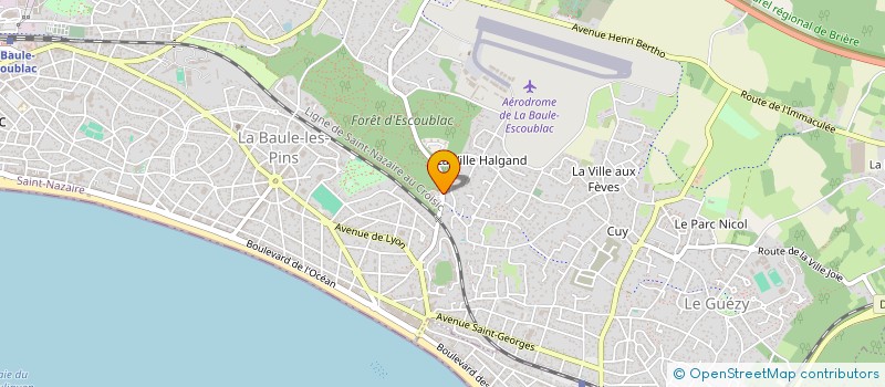 localisation de l'entreprise MONSIEUR GILLES METZGER à LA BAULE-ESCOUBLAC