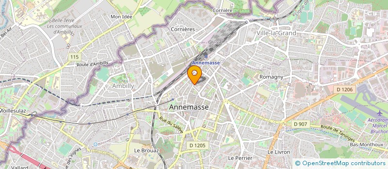 localisation de l'entreprise MONSIEUR GILLES MEYNIER  ANNEMASSE