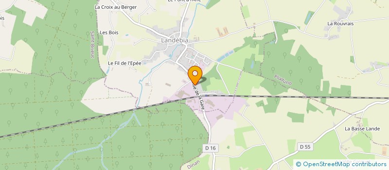 localisation de l'entreprise MONSIEUR GILLES MICHEL  LANDEBIA