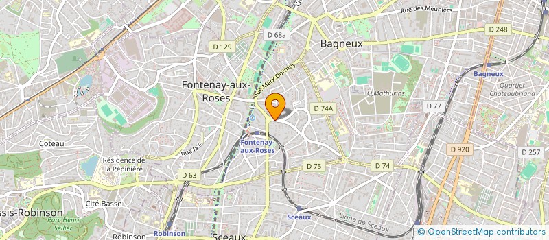 localisation de l'entreprise MONSIEUR GILLES MICHEL à FONTENAY-AUX-ROSES