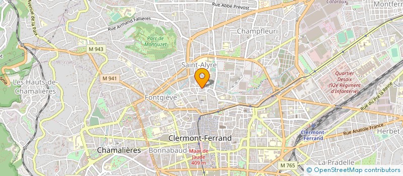 localisation de l'entreprise MONSIEUR GILLES MICHELET  CLERMONT-FERRAND