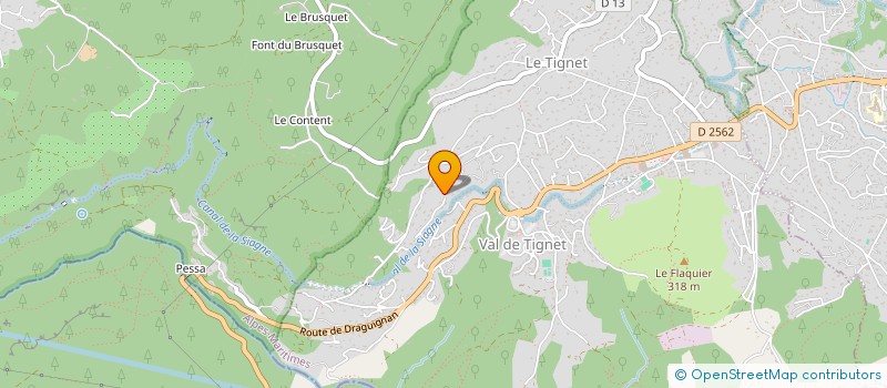 localisation de l'entreprise MONSIEUR GILLES MICOULIN à LE TIGNET