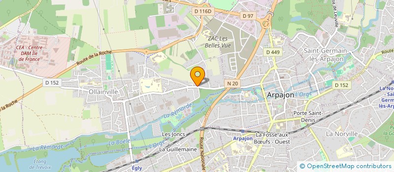 localisation de l'entreprise MONSIEUR GILLES MIGLIORI  OLLAINVILLE